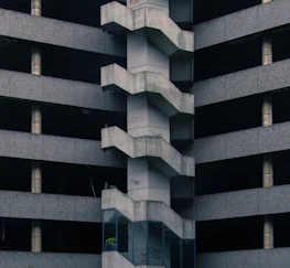 Détail architectural en béton